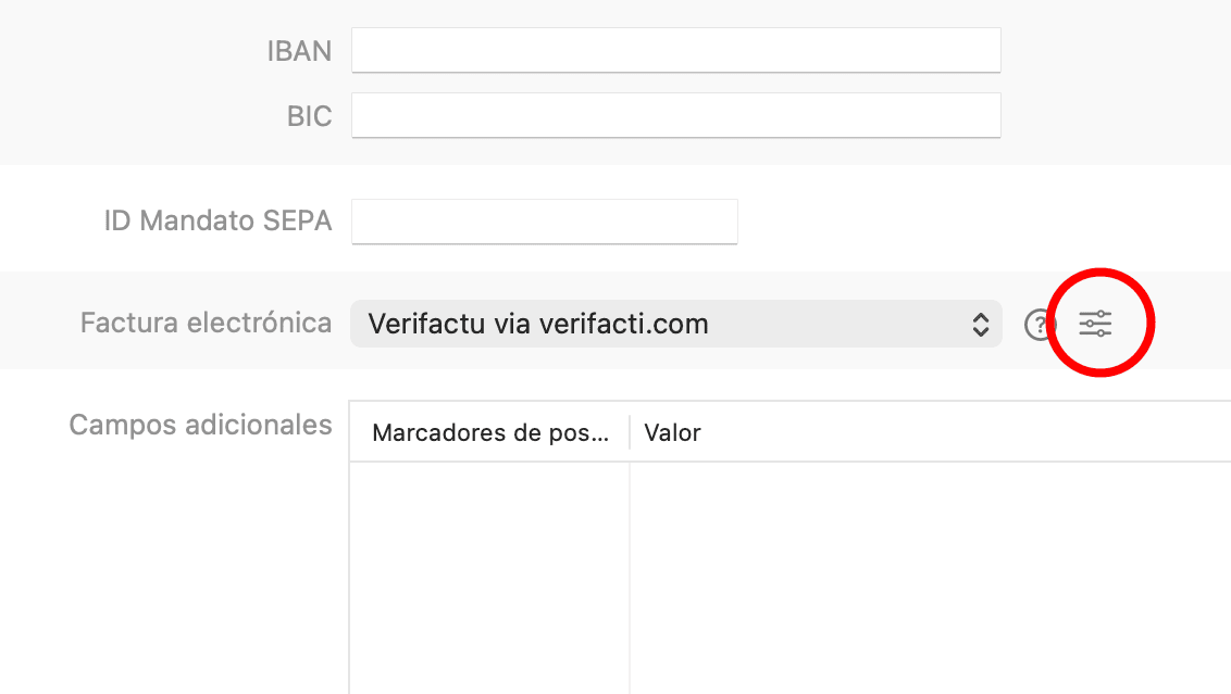 Configuración de VeriFactu en GrandTotal