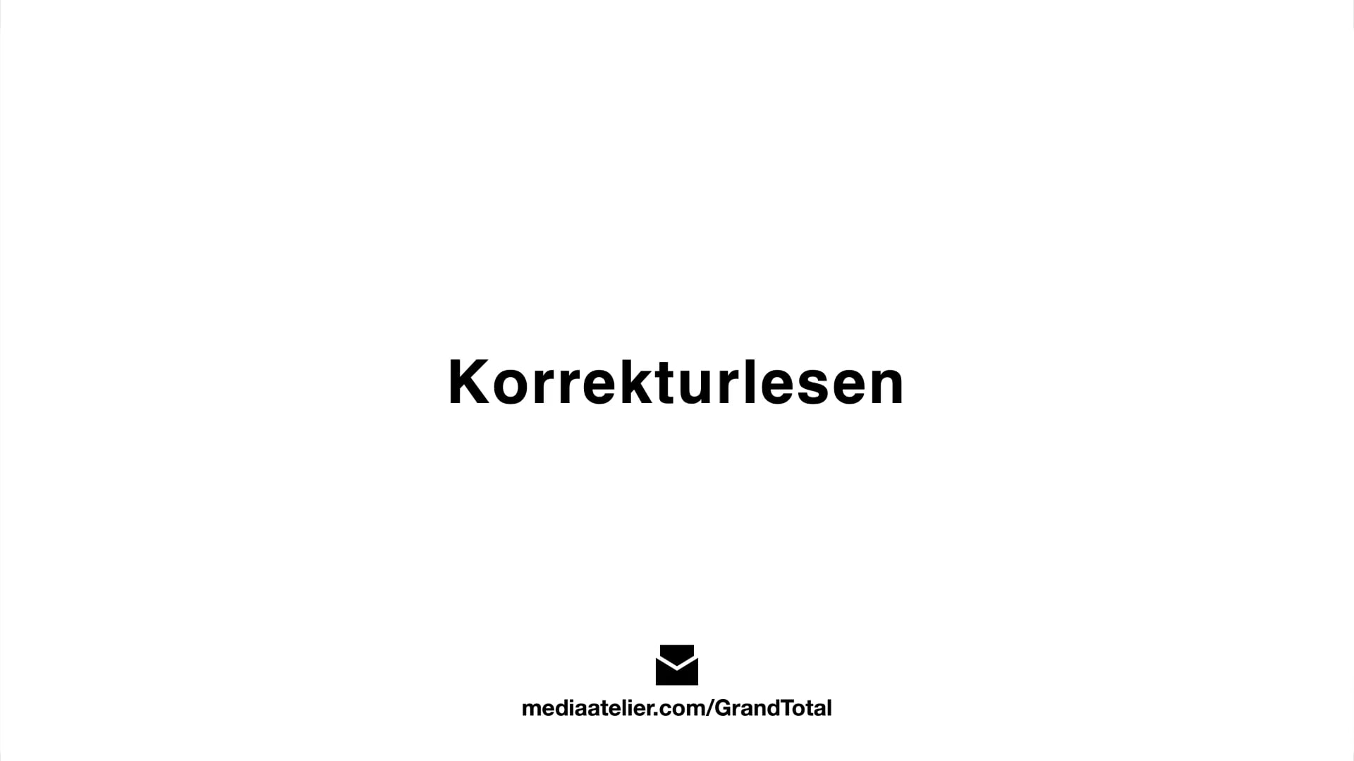 Korrekturlesen