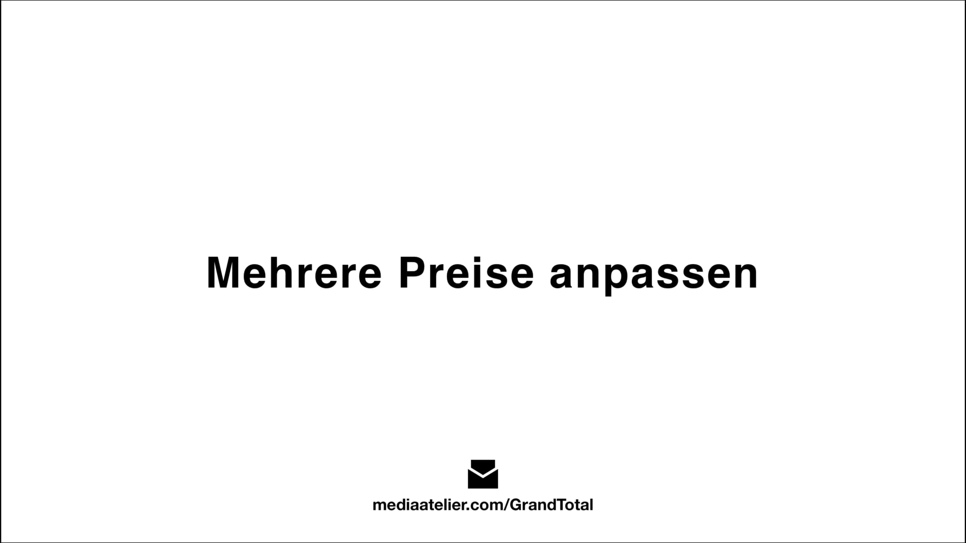 Preise im Katalog ändern