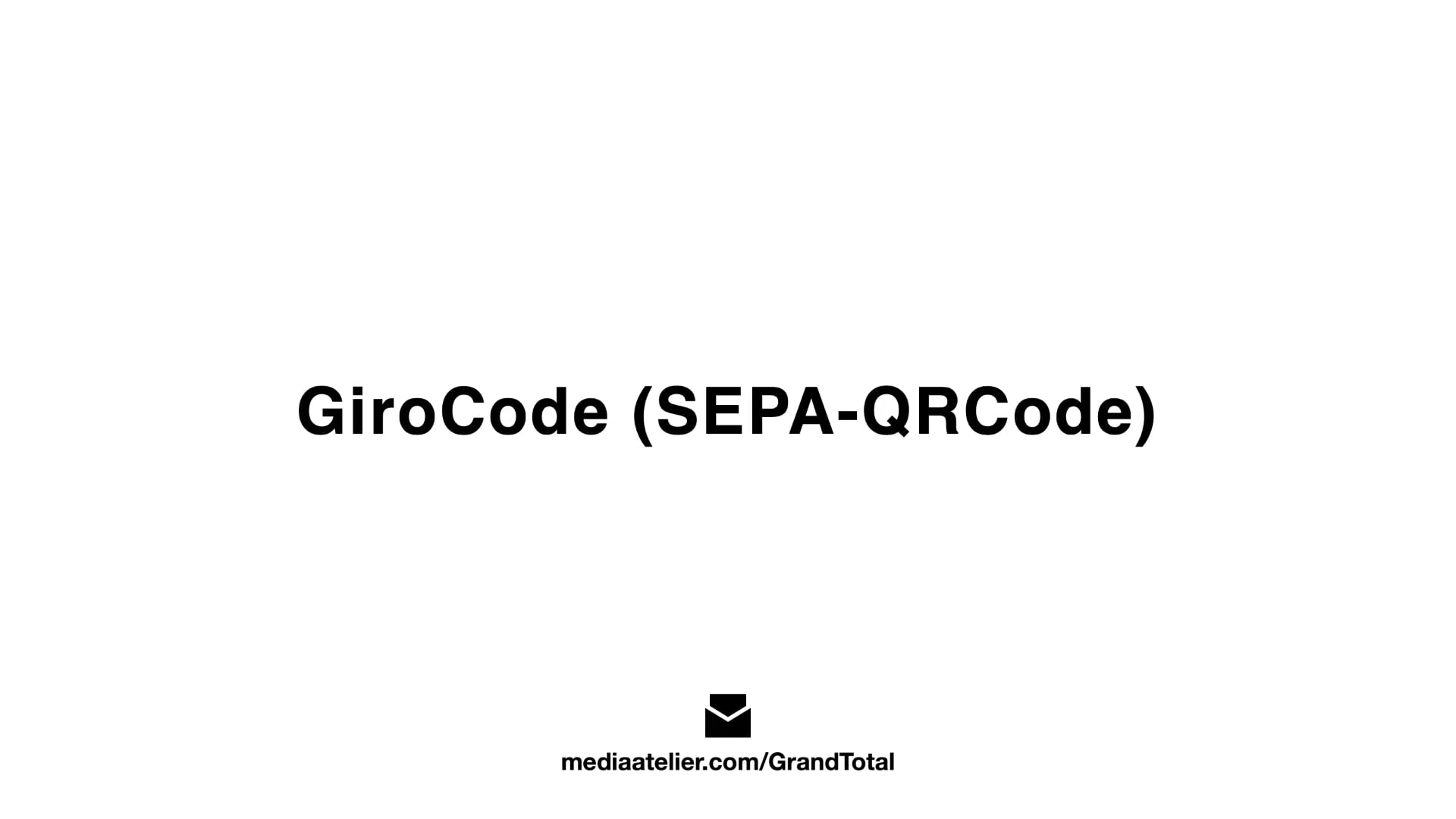 SEPA QR Code
